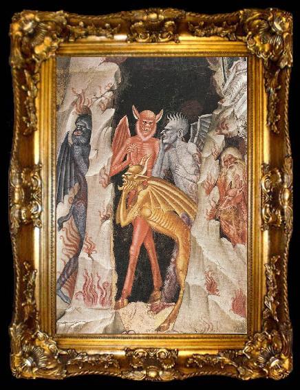 framed  ANDREA DA FIRENZE Descent of Christ to Limbo (detail)  kkk, ta009-2